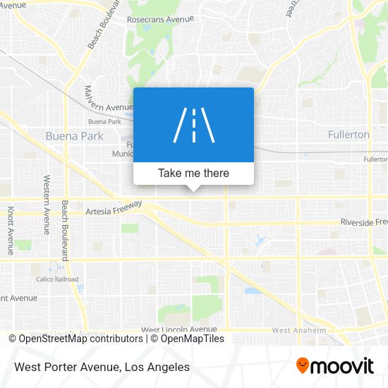 Mapa de West Porter Avenue