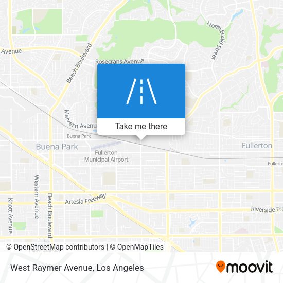 West Raymer Avenue map