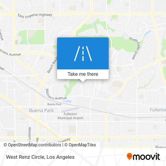 West Renz Circle map
