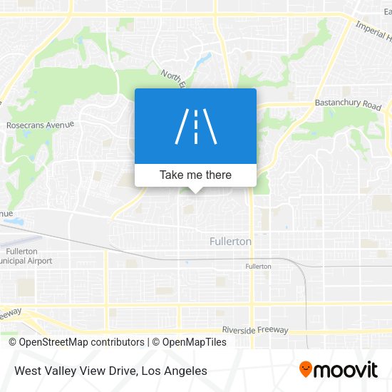 West Valley View Drive map