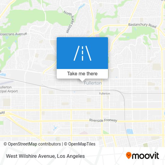 West Wilshire Avenue map