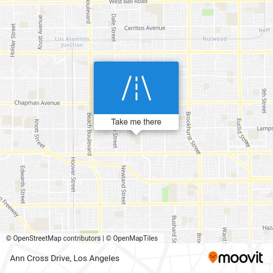 Ann Cross Drive map