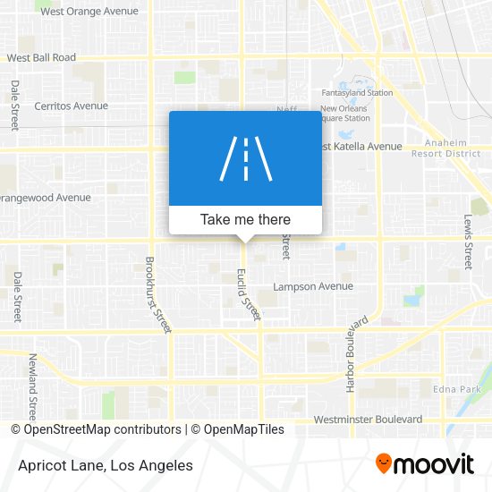 Mapa de Apricot Lane