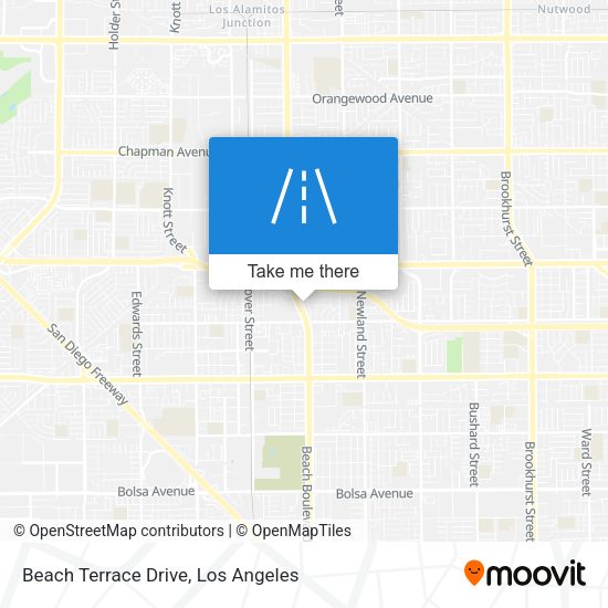 Mapa de Beach Terrace Drive
