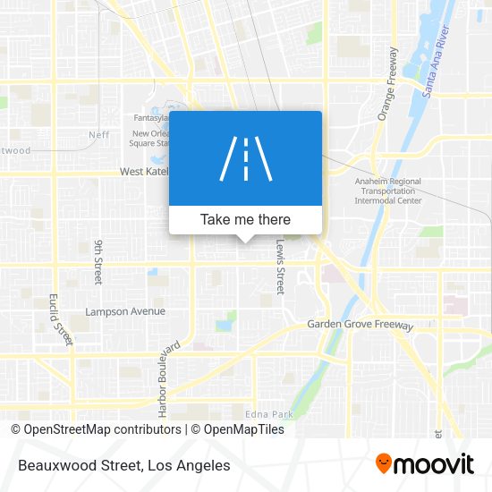 Beauxwood Street map