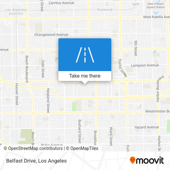 Mapa de Belfast Drive