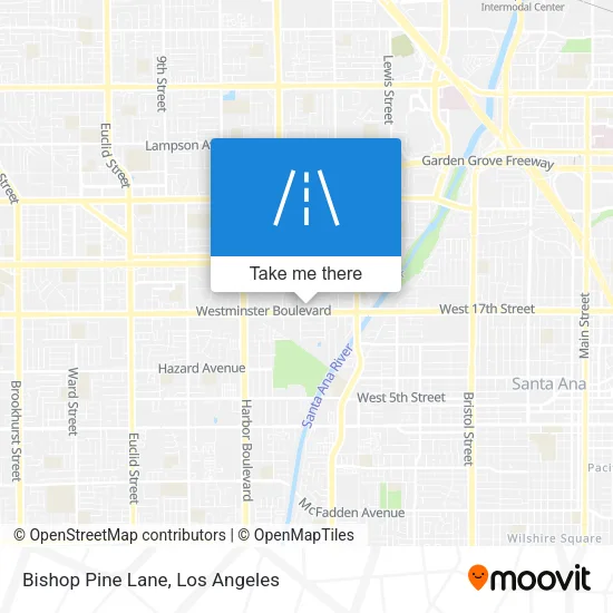Mapa de Bishop Pine Lane