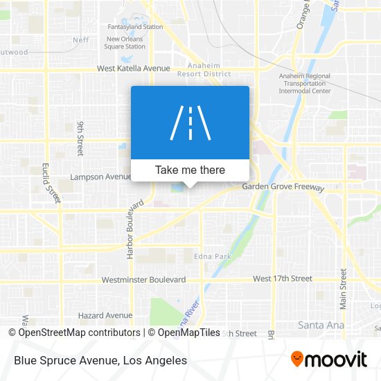 Mapa de Blue Spruce Avenue