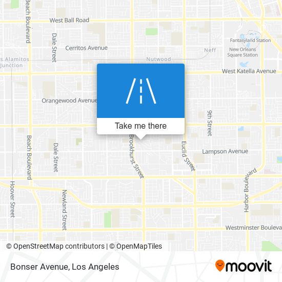 Bonser Avenue map