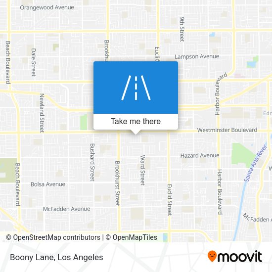 Mapa de Boony Lane