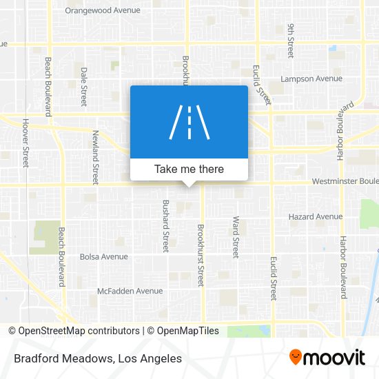 Bradford Meadows map