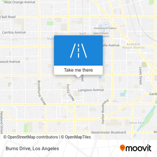 Mapa de Burns Drive