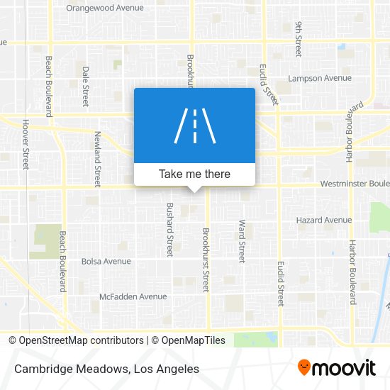 Mapa de Cambridge Meadows