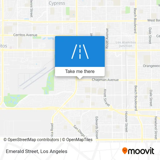 Emerald Street map