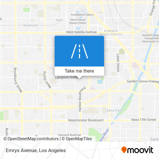 Mapa de Emrys Avenue