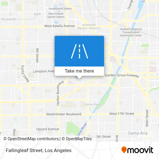 Fallingleaf Street map