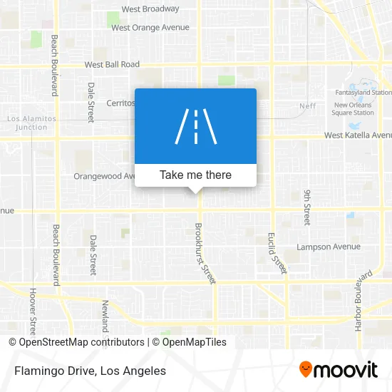 Flamingo Drive map