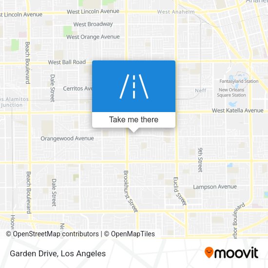 Mapa de Garden Drive