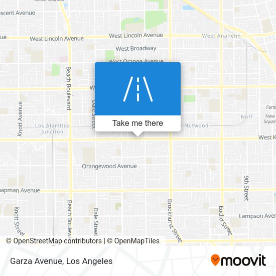 Mapa de Garza Avenue