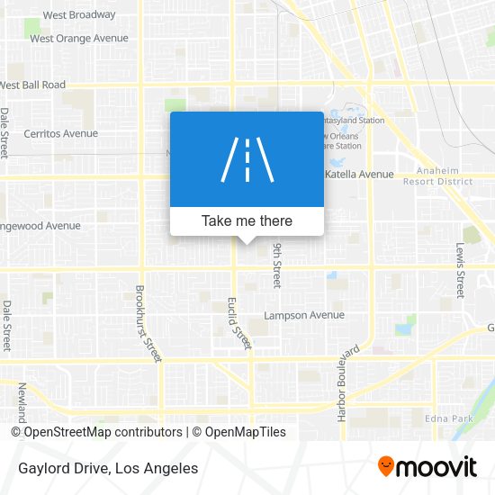 Mapa de Gaylord Drive