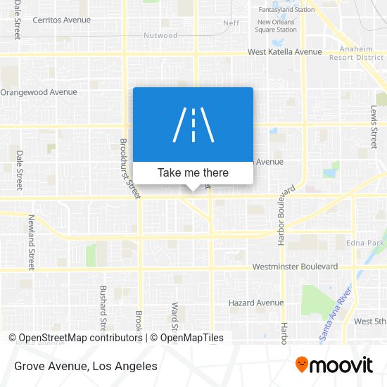 Mapa de Grove Avenue