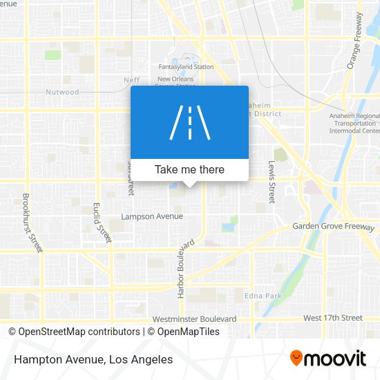 Mapa de Hampton Avenue