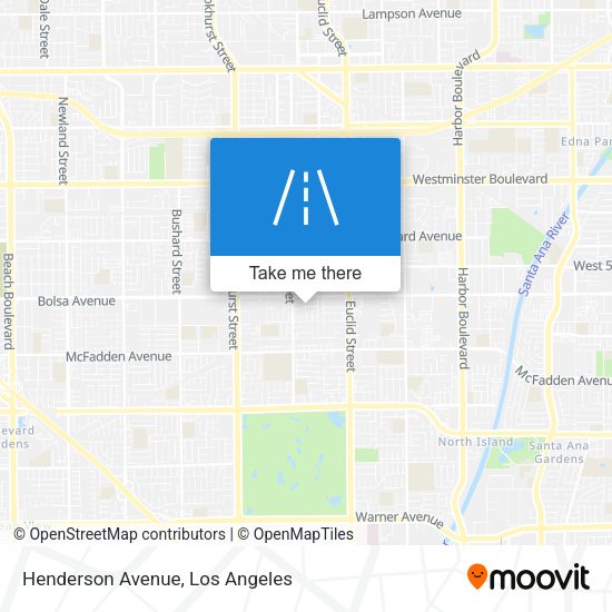 Henderson Avenue map