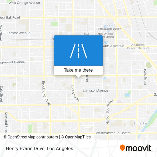 Henry Evans Drive map