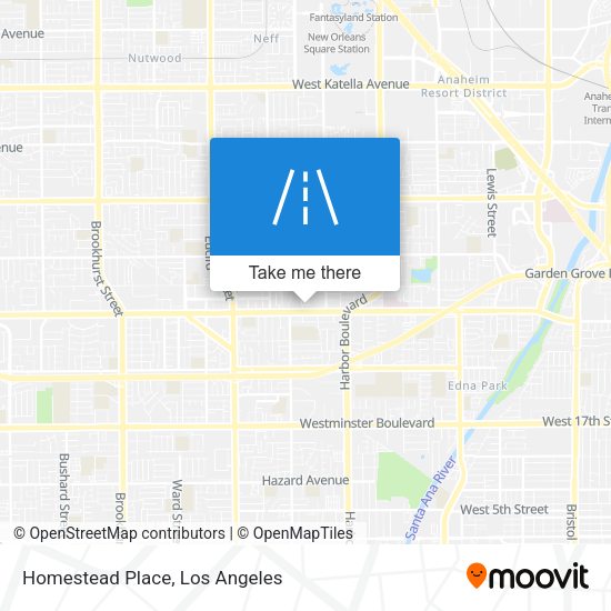 Homestead Place map