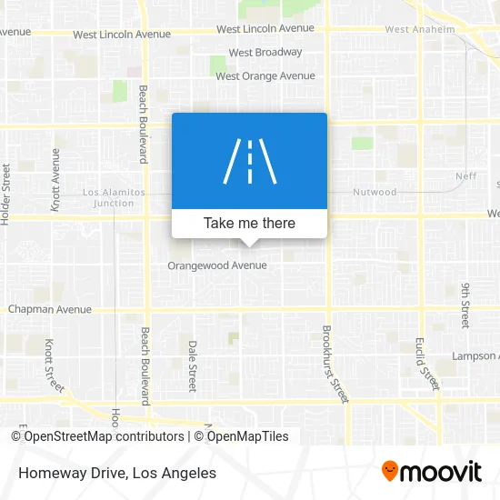Homeway Drive map