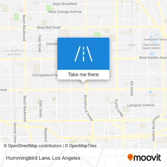 Hummingbird Lane map