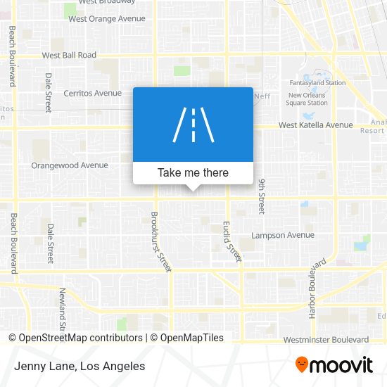 Mapa de Jenny Lane