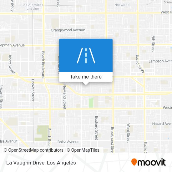 La Vaughn Drive map