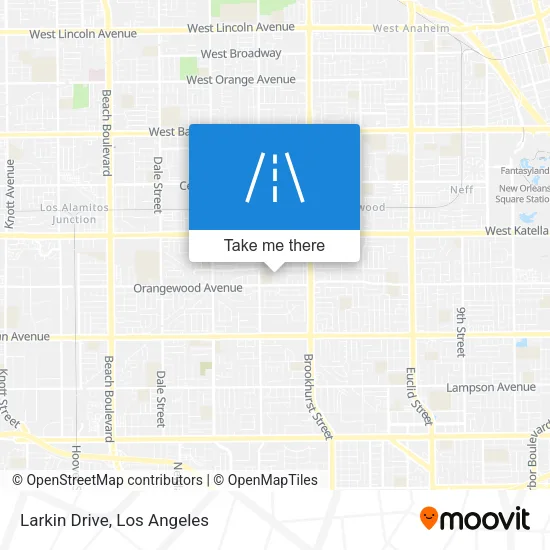 Mapa de Larkin Drive