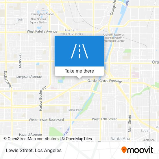 Mapa de Lewis Street