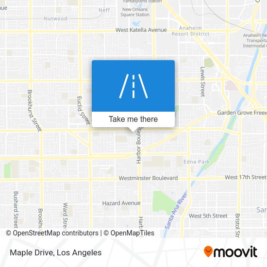 Mapa de Maple Drive