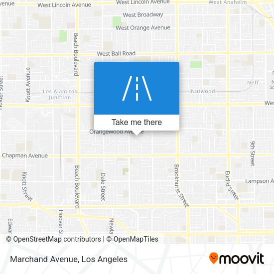 Mapa de Marchand Avenue