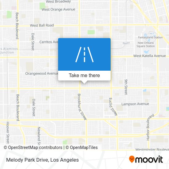 Melody Park Drive map