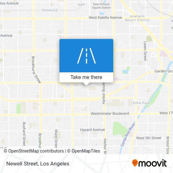 Mapa de Newell Street
