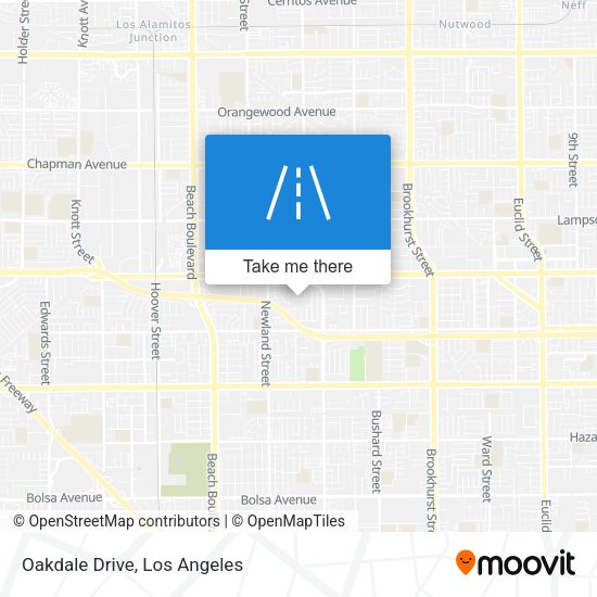 Mapa de Oakdale Drive