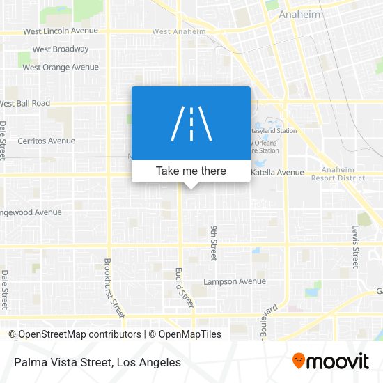 Mapa de Palma Vista Street