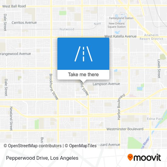 Pepperwood Drive map
