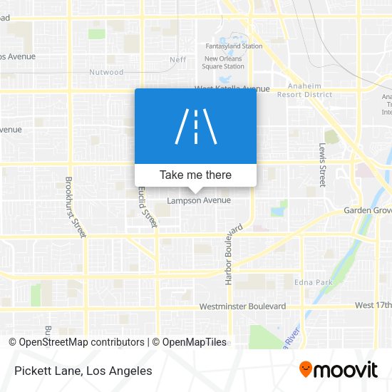 Pickett Lane map