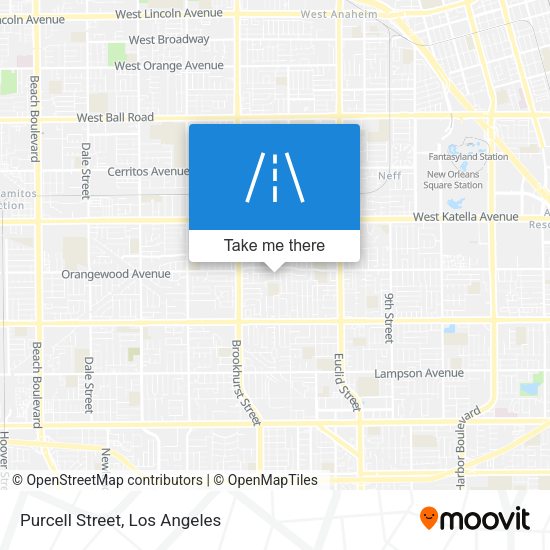 Purcell Street map