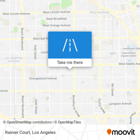 Mapa de Rainier Court