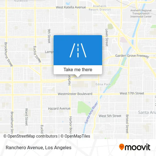 Ranchero Avenue map