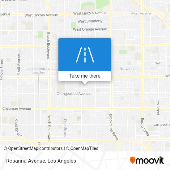 Mapa de Rosanna Avenue
