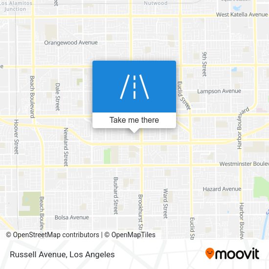 Mapa de Russell Avenue