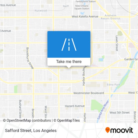 Safford Street map