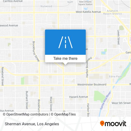 Mapa de Sherman Avenue